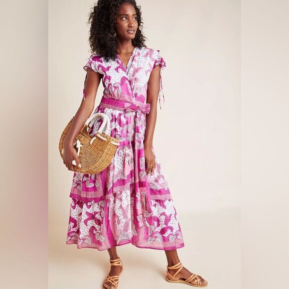 Banjanan • Anthropologie Mercy ruffled wrap dress - Picture 2 of 9